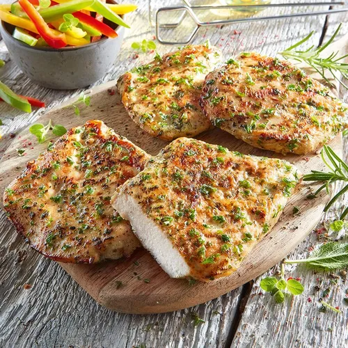 Abbildung Hähnchen-Kräutersteaks