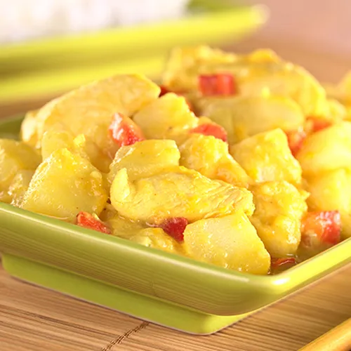 Hähnchenpfanne mit Paprika-Mango-Sauce