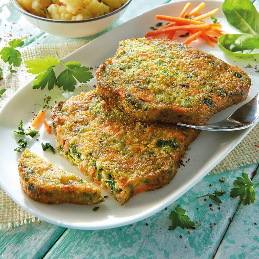 Spinat-Karotten-Rösti