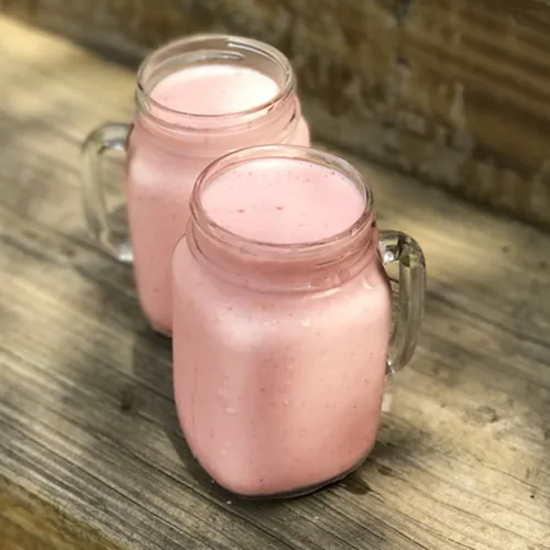 Himbeer-Soja-Shake